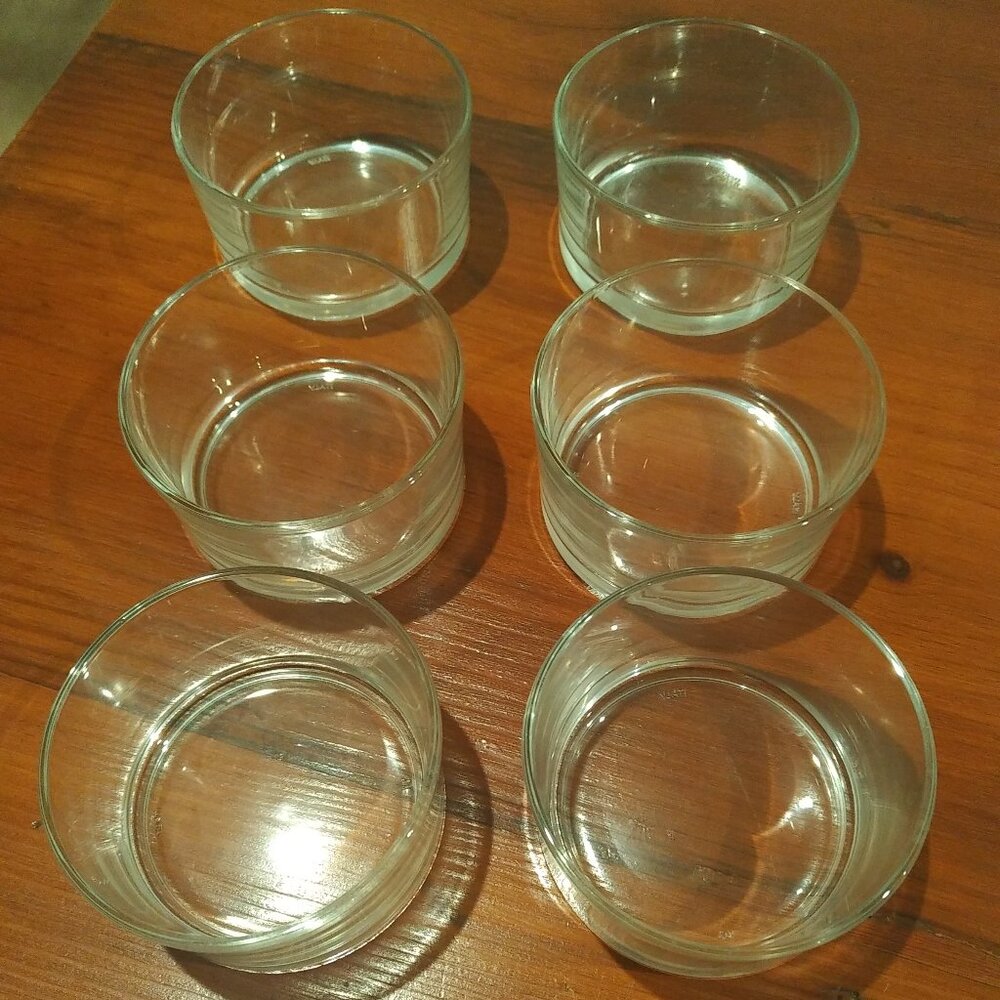Crate & Barrel Kitchen Prep Nut Candy Fruit Bowls - Set Of Six